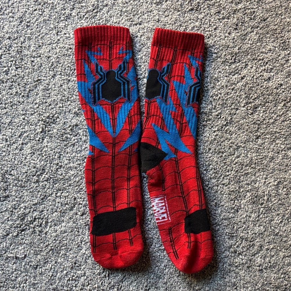 Marvel Red and Blue Spider-Man Crew Socks